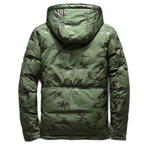 Herren Camouflage Winterjacke