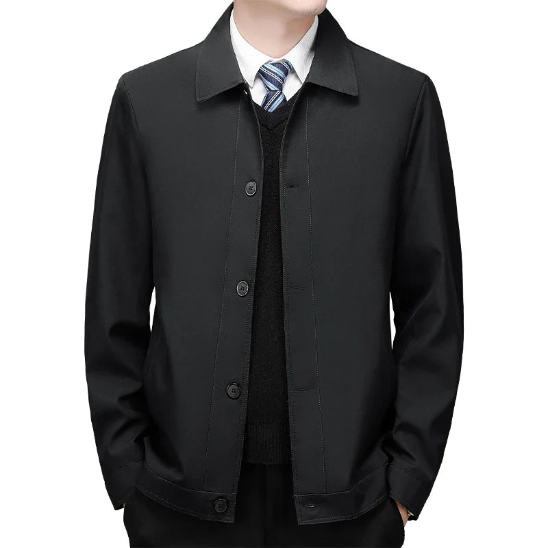 Miko Herrenjacke | Einfarbig, Bequeme Passform
