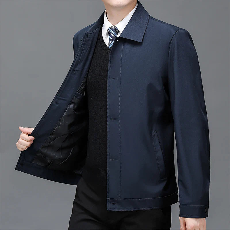 Miko Herrenjacke | Einfarbig, Bequeme Passform