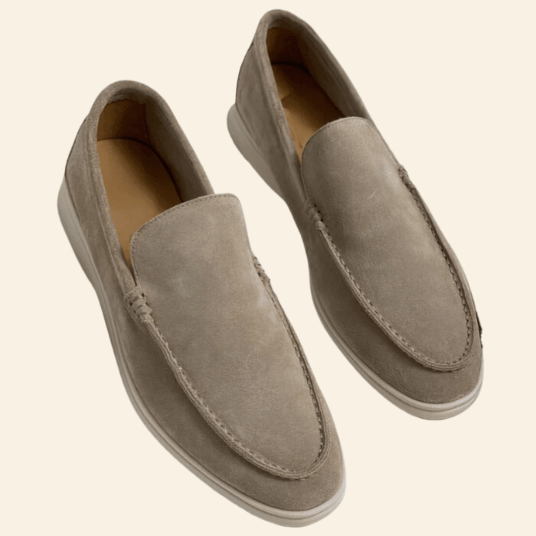 Herren Wildleder Slipper Klassische Komfortschuhe