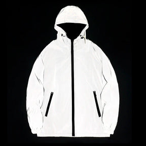 Niko Herren Windbreaker Jacke | Reflektierendes Material, Wasserdicht