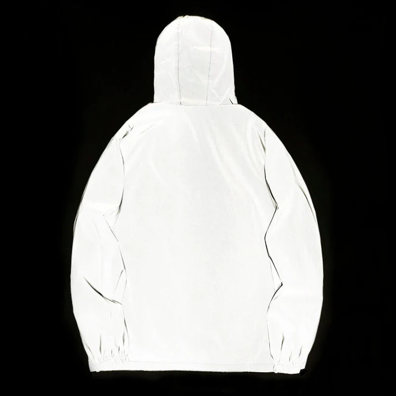Niko Herren Windbreaker Jacke | Reflektierendes Material, Wasserdicht