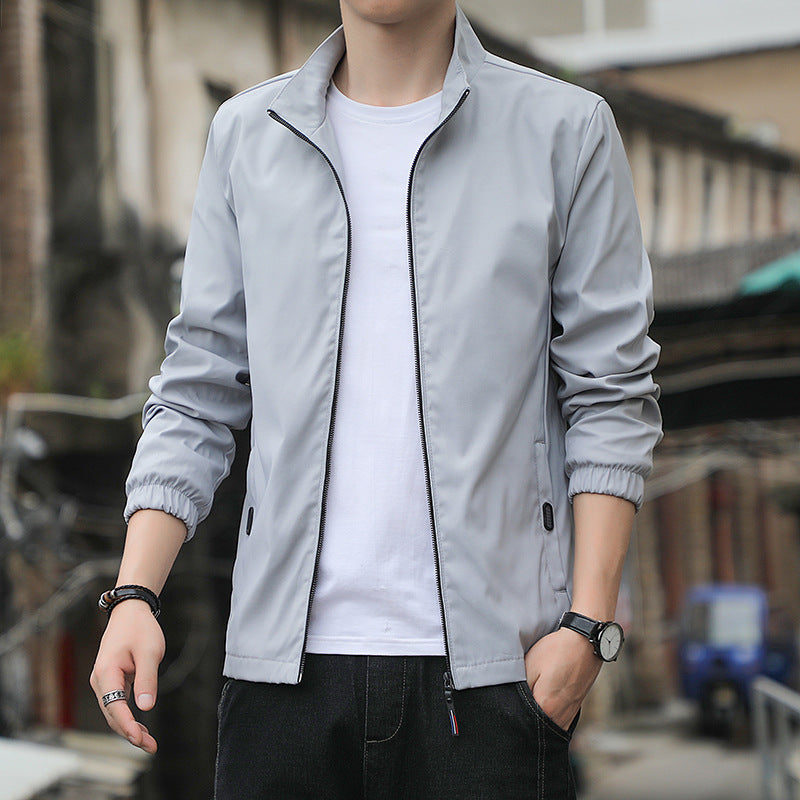 Herren Leichte Freizeitjacke Slim Fit