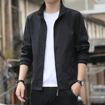 Herren Leichte Freizeitjacke Slim Fit