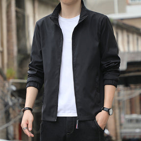 Herren Leichte Freizeitjacke Slim Fit