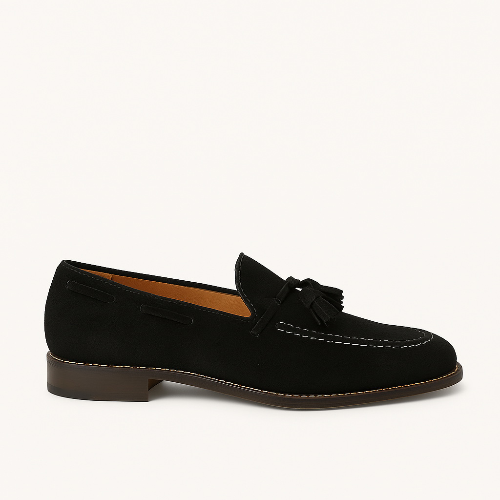 Old Money Schuhe Wildleder