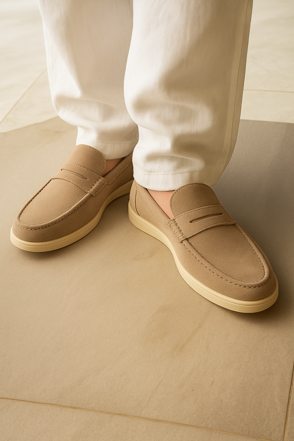 Old Money Suede Loafers