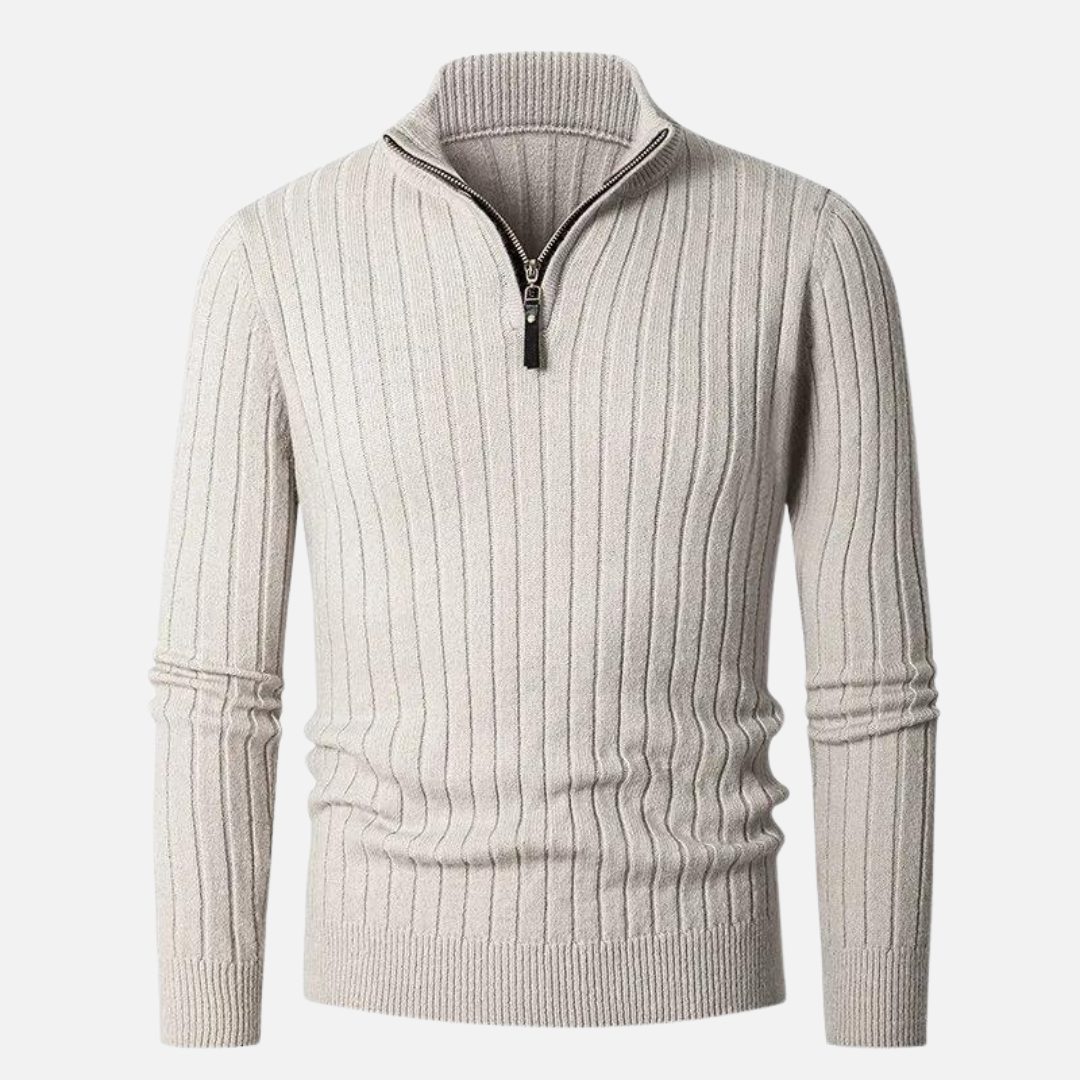 ByCastello | Halb-Zip Pullover