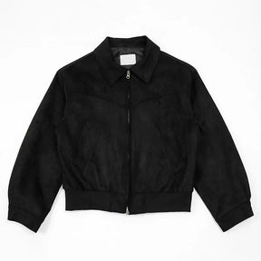 Rico Herren Mantel Lang | Wildleder, Retro Design, Lässig