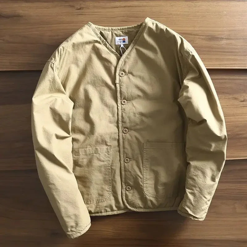 Rico Herren Parka | Dicke Baumwolle, Retro-Stil für Winter