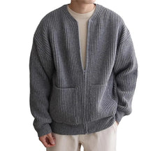 Rico Herren Strickjacke | Hochwertige Strickware, Reißverschluss und Kordelzug, Vielseitig für Herbst