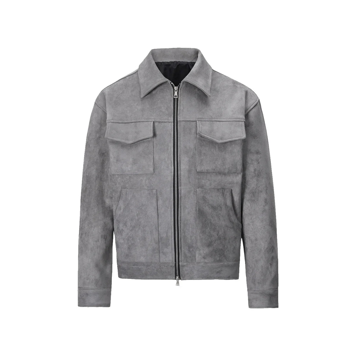 Rocco Herren Wildlederjacke | Vintage Look, Lockerer Schnitt