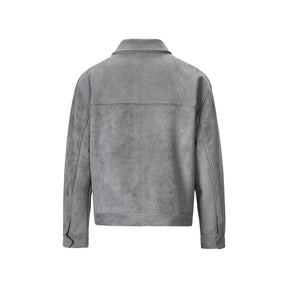 Rocco Herren Wildlederjacke | Vintage Look, Lockerer Schnitt