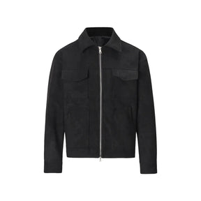 Rocco Herren Wildlederjacke | Vintage Look, Lockerer Schnitt