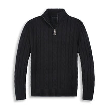 Castello | Hochwertiger Baumwoll-Half-Zip-Pullover
