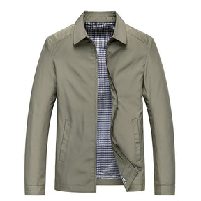 Herren | Dünne Jacke - Stylische Baumwoll-Polyester-Oberbekleidung