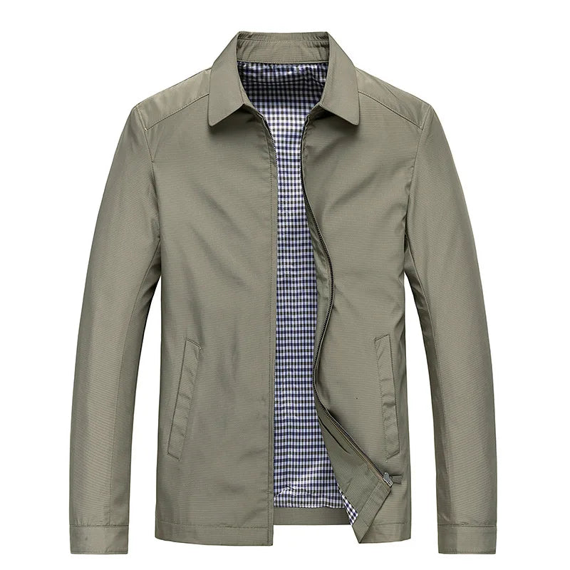 Herren | Dünne Jacke - Stylische Baumwoll-Polyester-Oberbekleidung