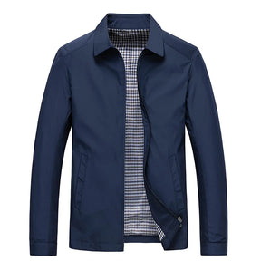 Herren | Dünne Jacke - Stylische Baumwoll-Polyester-Oberbekleidung