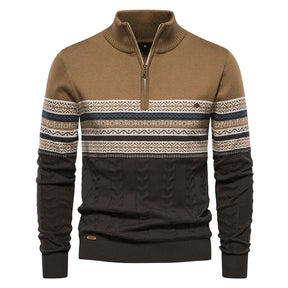 Mats Viertel-Reißverschluss Pullover