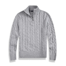 Castello | Hochwertiger Baumwoll-Half-Zip-Pullover
