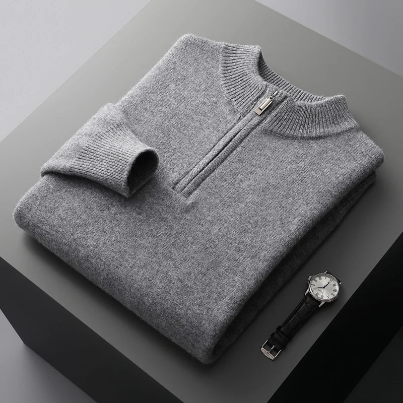 Castello | Halb-Reißverschluss Pullover