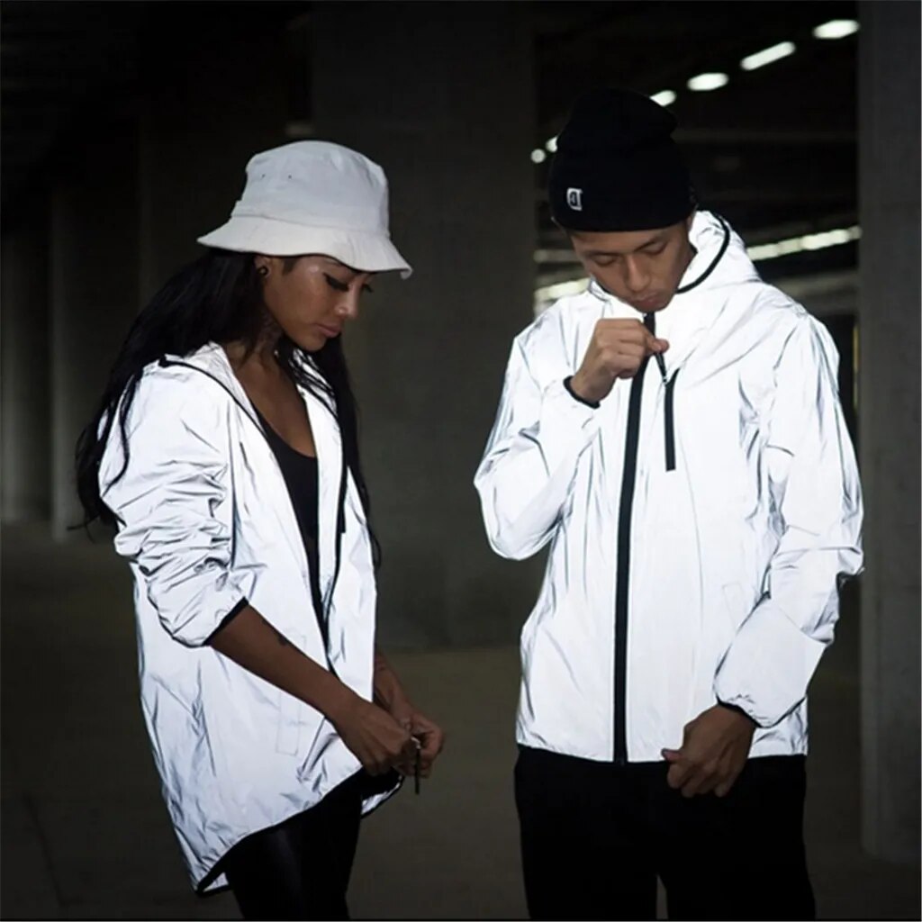 Herren Reflektierende Jacke Warm und Stilvoll