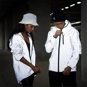 Herren Reflektierende Jacke Warm und Stilvoll