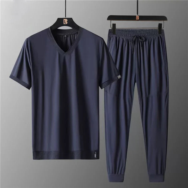 Sam Herren Anzug | Ultra-Dünne Ice Seide, Business Casual