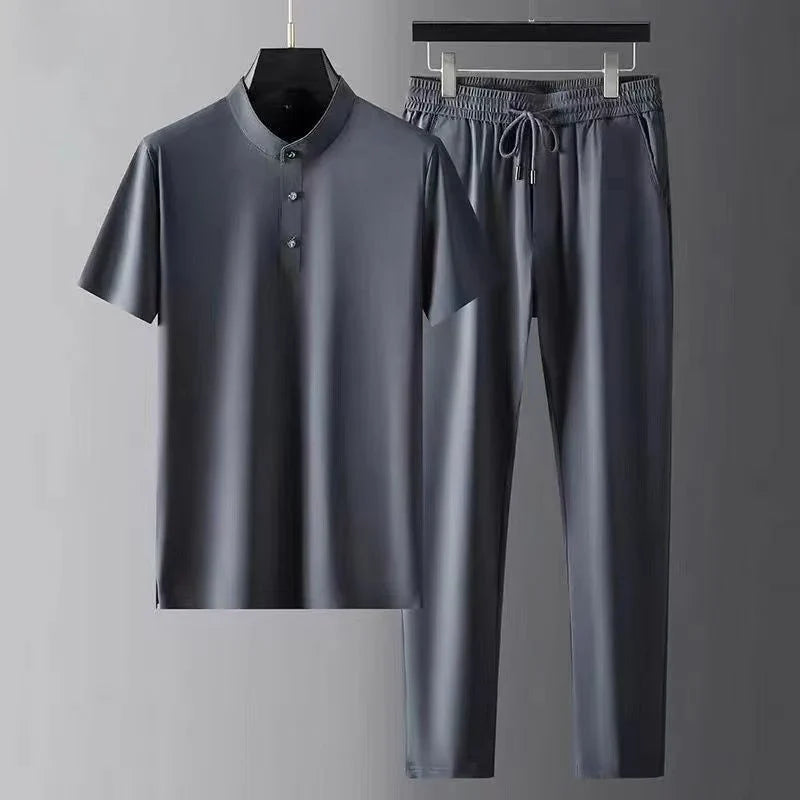 Sam Herren Anzug | Ultra-Dünne Ice Seide, Business Casual
