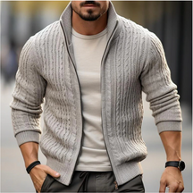 Dirk | Stilvolle Strickjacke mit Reißverschluss