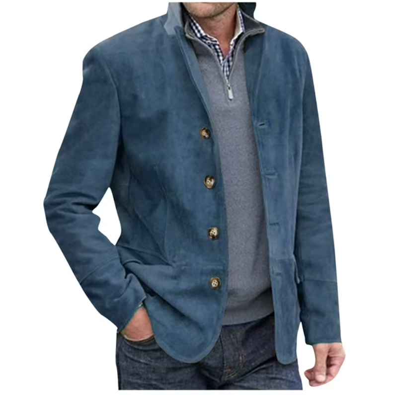 Herren Wildleder Blazer Jacke | Stilvoll & Vielseitig