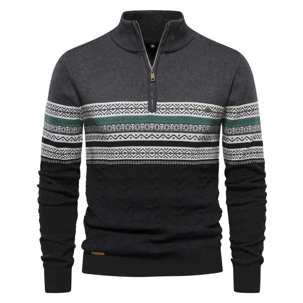 Mats Viertel-Reißverschluss Pullover