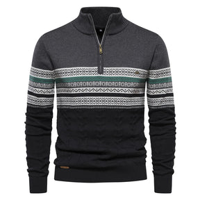 Mats Viertel-Reißverschluss Pullover