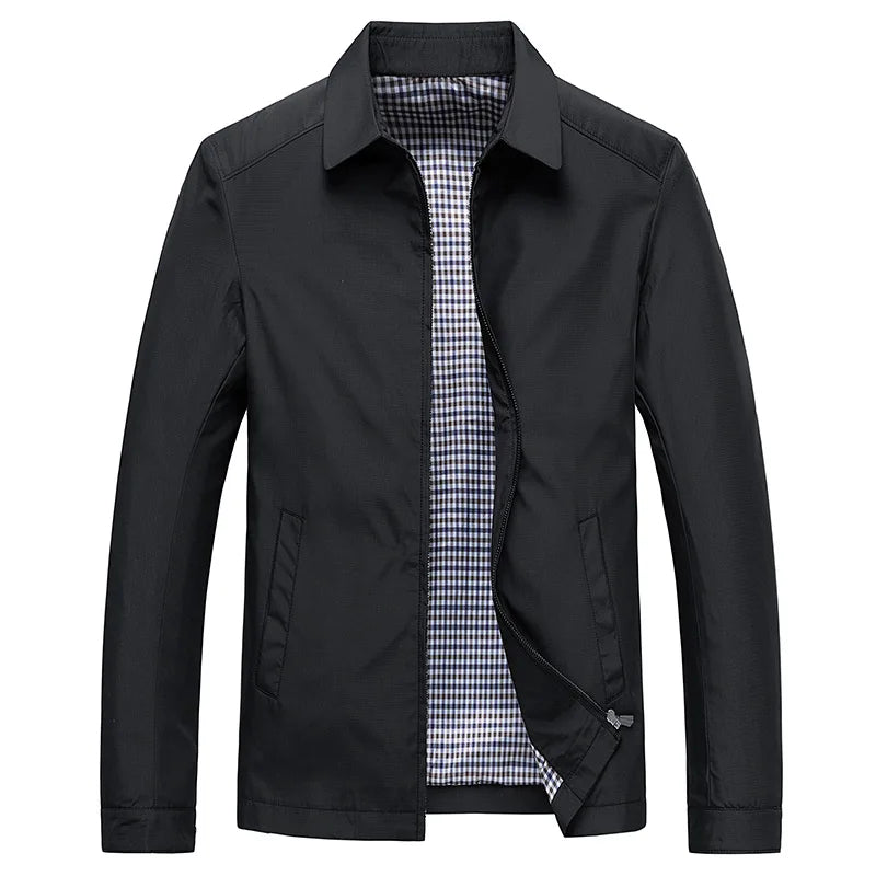 Herren | Dünne Jacke - Stylische Baumwoll-Polyester-Oberbekleidung