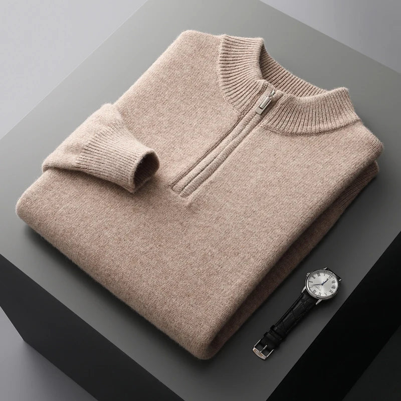 Castello | Halb-Reißverschluss Pullover