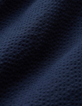 Seersucker Shorts Dark Navy