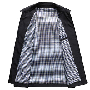 Herren | Dünne Jacke - Stylische Baumwoll-Polyester-Oberbekleidung