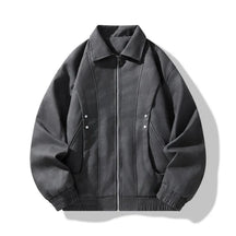 Sleek Herrenjacke | Slim Fit Leder, Winddicht