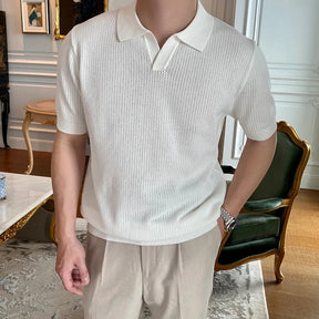 Sola Herren Polo Shirt | Vintage Kurzarm, Hochwertige Baumwolle