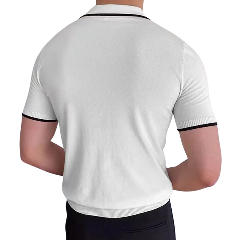 Old Money Polo Shirt White
