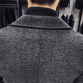 Sven Herren Trenchcoat | Hochwertige Wollmischung, Lässig, Plusgröße bis 2XL