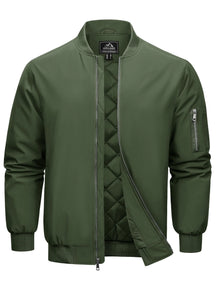 Herren Bomberjacke | Gepolstert, Wasserfest, Casual