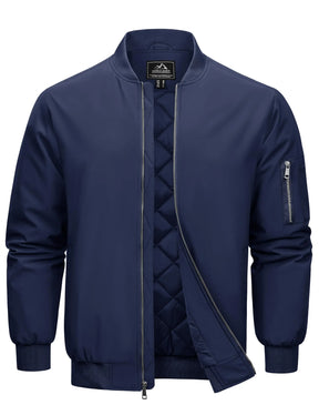 Herren Bomberjacke | Gepolstert, Wasserfest, Casual