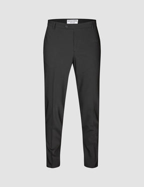 Tech Wool Suit Pants Slim Black