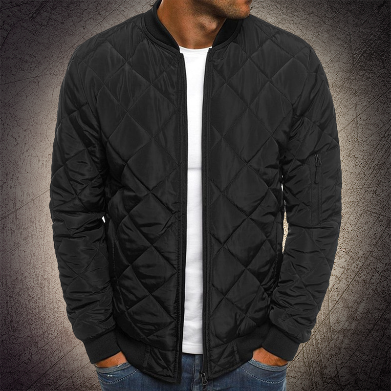 Herren Stepp-Nylon Bomberjacke