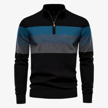 Caleb | Gestreifter Retro-Pullover