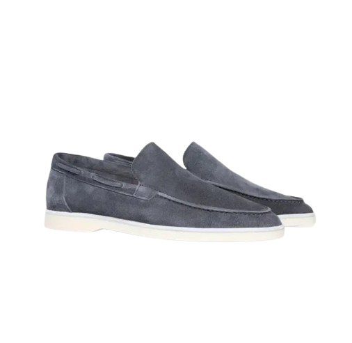 Graue loafers herren