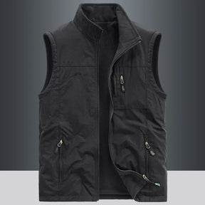 Velo Herren Weste | Verdicktes Fleece, Schnelltrocknend