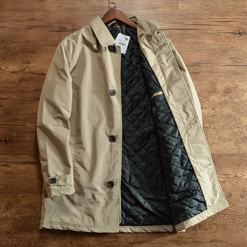 Wald Herren Winterjacke | Wasserdicht, Winddicht, Langer Mantel
