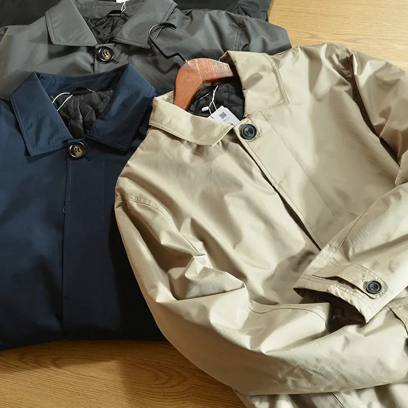 Wald Herren Winterjacke | Wasserdicht, Winddicht, Langer Mantel